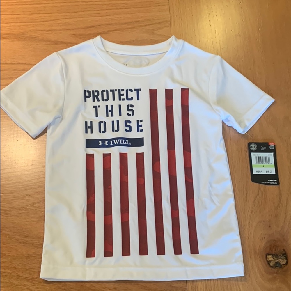 Under Armour size 4 t-shirt, NWT